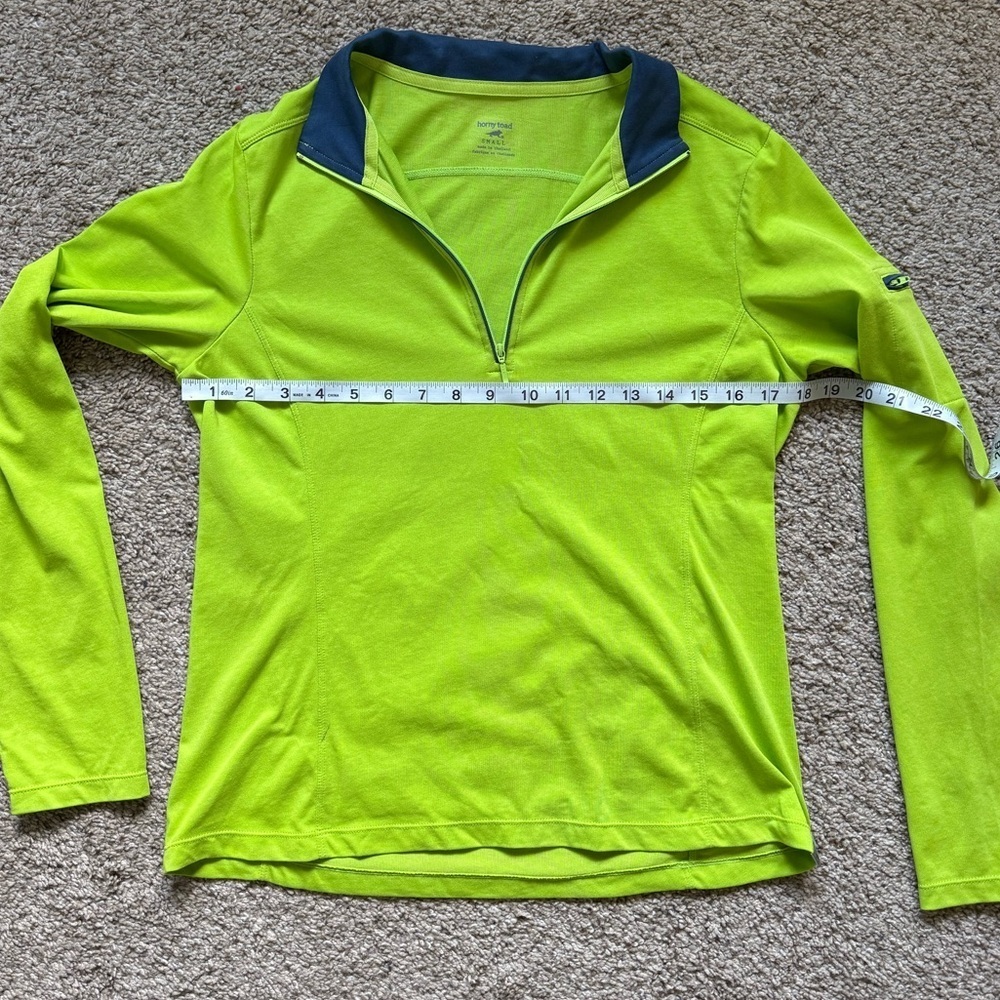 Horny Toad T9 Tipped Zip 1/4 Zip Pullover | S - Picture 4 of 8